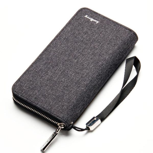wallets baellerry men's men long purse wallet male clutch pu leather zippers business coin, Red;black