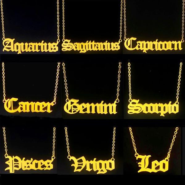 zodiac letter constellations pendants necklace for women men libra scorpio sagittarius aquarius creative necklaces birthday gift, Silver
zodiac letter constellations pendants necklace for women men libra scorpio sagittarius aquarius creative necklaces birthday gift, Silver