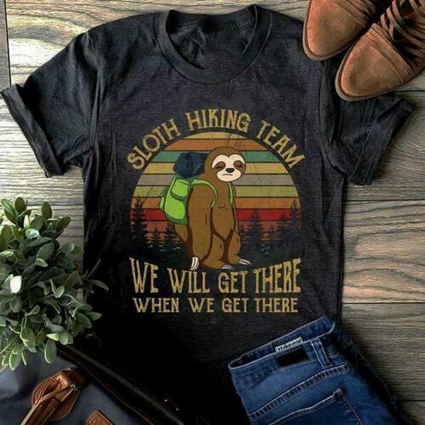 sloth hiking team we will get there vintage men t-shirt black cotton s-3xl summer o-neck tee shirt
sloth hiking team we will get there vintage men t-shirt black cotton s-3xl summer o-neck tee shirt