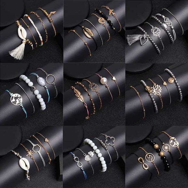 beaded, strands bohemian vintage alloy chain bracelets bangles set for women heart love compass gold color sets jewelry gifts, Black
beaded, strands bohemian vintage alloy chain bracelets bangles set for women heart love compass gold color sets jewelry gifts, Black