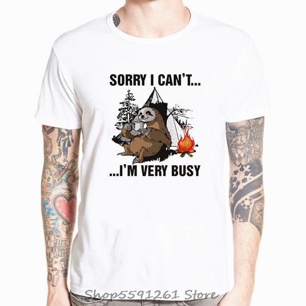 very busy sloth t shirt men's t-shirts funny cartoon tshirt summer new white tees short sleeve modal clothes plus size
very busy sloth t shirt men's t-shirts funny cartoon tshirt summer new white tees short sleeve modal clothes plus size