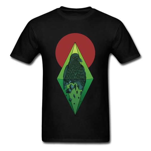 geometric crow in a diamond novelty men t-shirt animal drawing creative mans black t shirt cotton fabric streetwear
geometric crow in a diamond novelty men t-shirt animal drawing creative mans black t shirt cotton fabric streetwear