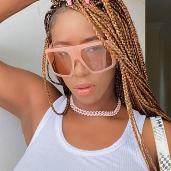 pink oversized sunglasses women one piece shield eyewear vintage square sun glasses for female men gradient big zonnebril dames, White;black
pink oversized sunglasses women one piece shield eyewear vintage square sun glasses for female men gradient big zonnebril dames, White;black