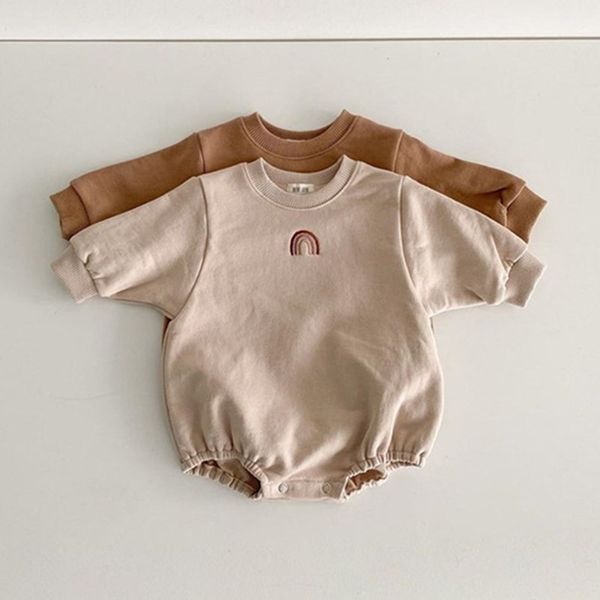 2020 new baby clothes rainbow embroidery baby bodysuit cotton long sleeve boys one piece infant girls casual clothes, Blue
2020 new baby clothes rainbow embroidery baby bodysuit cotton long sleeve boys one piece infant girls casual clothes, Blue