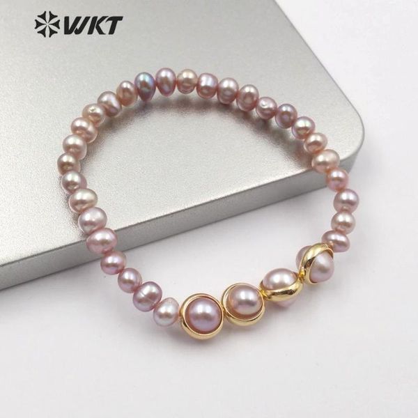wt-b497 colorful 6-7mm real natural freshwater pearl bracelets charm beads bangle with gold women jewelry party anniversary gift, Black
wt-b497 colorful 6-7mm real natural freshwater pearl bracelets charm beads bangle with gold women jewelry party anniversary gift, Black