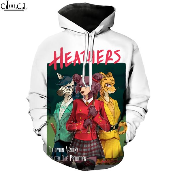 cloocl anime beastars hoodie 3d print funny hooded coat sweatshirt men women autumn clothing long sleeve pullovers, Black
cloocl anime beastars hoodie 3d print funny hooded coat sweatshirt men women autumn clothing long sleeve pullovers, Black