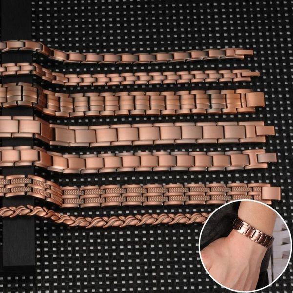 vinterly magnetic bracelet men pure copper energy health bracelet male chain link vintage magnetic copper bracelets & bangles, Black
vinterly magnetic bracelet men pure copper energy health bracelet male chain link vintage magnetic copper bracelets & bangles, Black