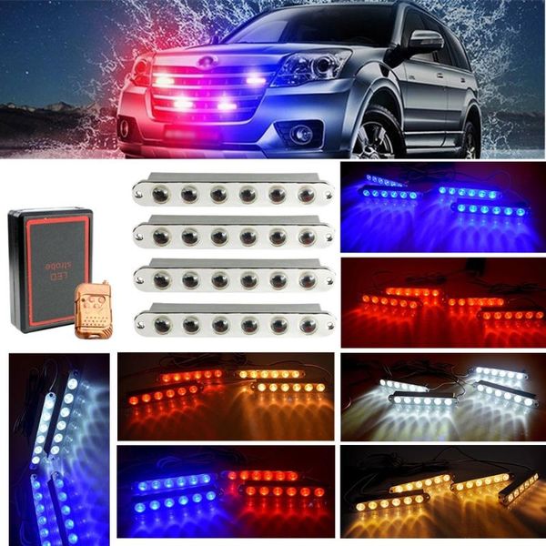 4 in 1 car light assembly strobe lihgts auto colorful 24led lights 12v car truck emergency flashing dash strobe light
4 in 1 car light assembly strobe lihgts auto colorful 24led lights 12v car truck emergency flashing dash strobe light