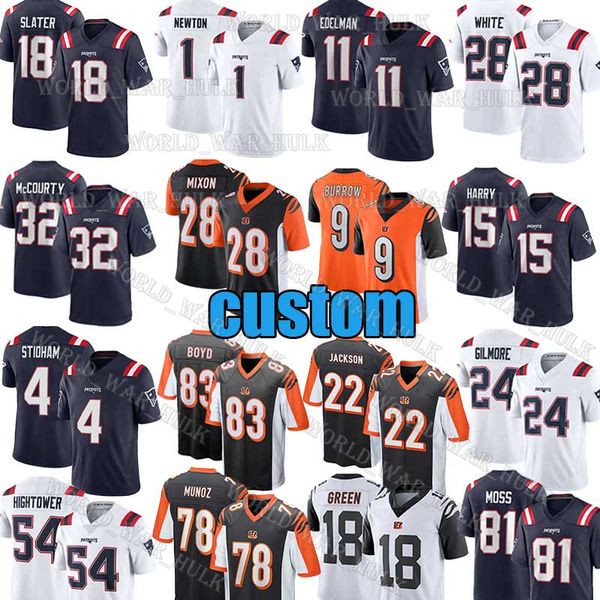 9 joe burrow jerseys 1 cam newton custom new cincinnati bengal england patriot julian edelman joe mixon stephon gilmore slater, Black;red
9 joe burrow jerseys 1 cam newton custom new cincinnati bengal england patriot julian edelman joe mixon stephon gilmore slater, Black;red