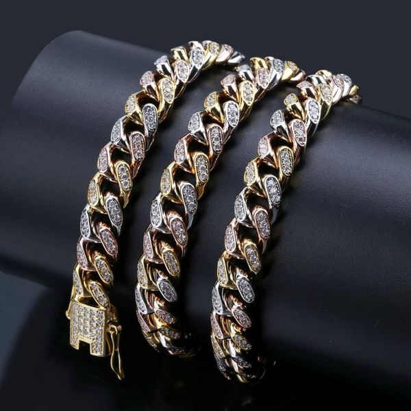 10mm hip hop cz stone paved bling iced out multicolor cuban curb miami link chain necklaces for men rapper jewelry, Silver
10mm hip hop cz stone paved bling iced out multicolor cuban curb miami link chain necklaces for men rapper jewelry, Silver