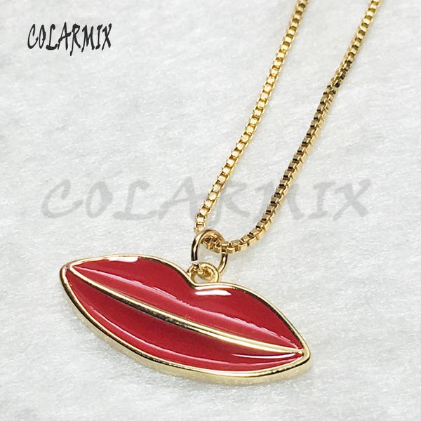 chains 10 pieces red lips pendants necklace charm accessories for women jewels gift lady jewelry 5640, Silver
chains 10 pieces red lips pendants necklace charm accessories for women jewels gift lady jewelry 5640, Silver