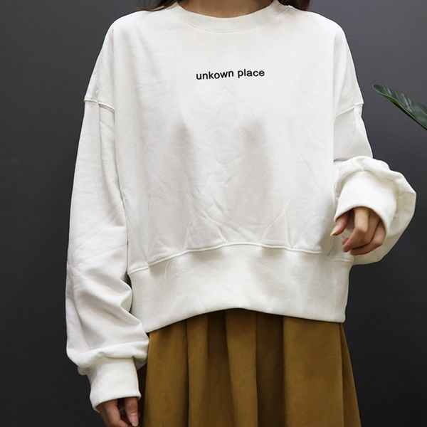 2020 autumn korean style casual simple sweater niche loose urban leisure letter sweater sweaterprinting round neck long sleeve cpdmq, Black
2020 autumn korean style casual simple sweater niche loose urban leisure letter sweater sweaterprinting round neck long sleeve cpdmq, Black