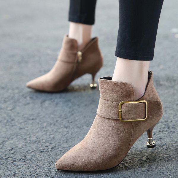 boots fashion women high heels ankle for pointed toe ladies heel booties thin 6cm a1660, Black
boots fashion women high heels ankle for pointed toe ladies heel booties thin 6cm a1660, Black