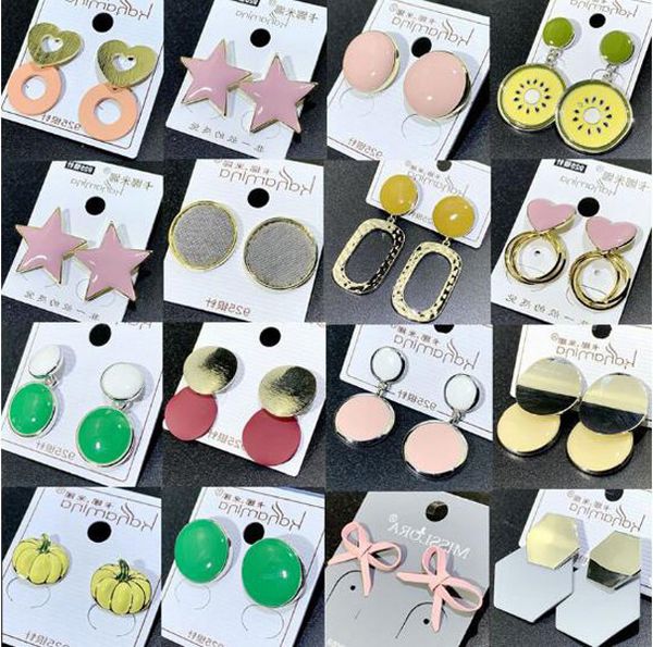 10pairs/lot mix style fashion stud earrings nail for women gift craft jewelry earring ea39*, Golden;silver
10pairs/lot mix style fashion stud earrings nail for women gift craft jewelry earring ea39*, Golden;silver