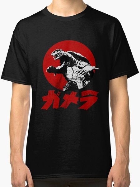 gamera mens t shirt black