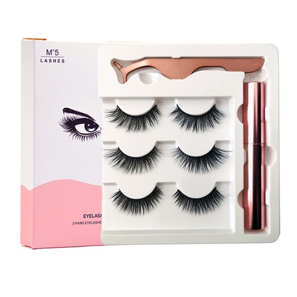 3 pairs eyelashes false lashes +liquid eyeliner +tweezer eye makeup set 3d false eyelashes natural reusable
3 pairs eyelashes false lashes +liquid eyeliner +tweezer eye makeup set 3d false eyelashes natural reusable
