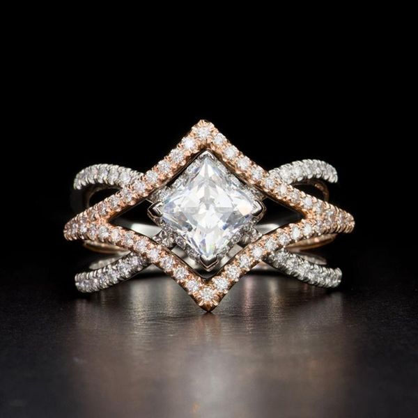 wedding rings seanlov trendy crystal engagement for women rhombus white zircon cubic elegant jewerly, Slivery;golden
wedding rings seanlov trendy crystal engagement for women rhombus white zircon cubic elegant jewerly, Slivery;golden