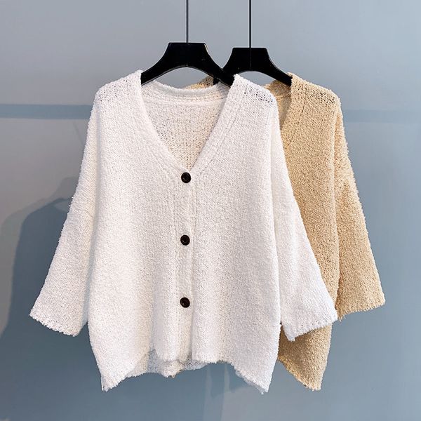 loose knitted cardigan women summer 2020 new loose wild air conditioning shirt sun clothes bat shirt shawl coat solid color r466, Black;brown
loose knitted cardigan women summer 2020 new loose wild air conditioning shirt sun clothes bat shirt shawl coat solid color r466, Black;brown