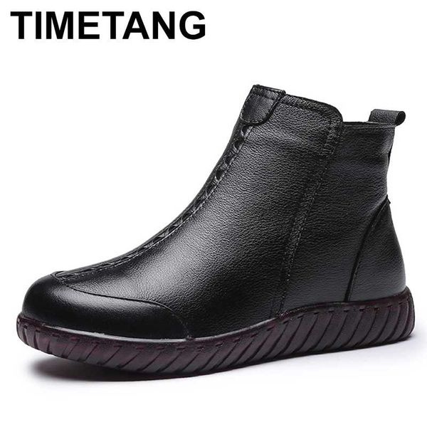 boots timetang women genuine leather ankle shoes winter warm plush booties waterproof comfortable ladies snow shoe, Black
boots timetang women genuine leather ankle shoes winter warm plush booties waterproof comfortable ladies snow shoe, Black