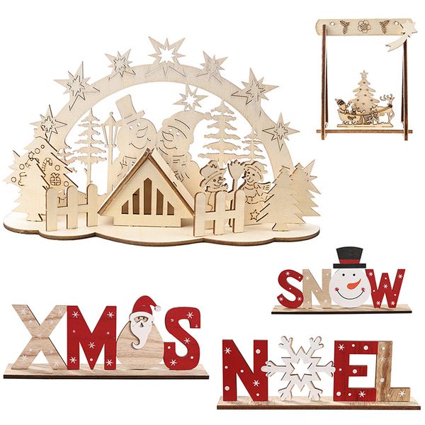 christmas decorations 1set diy wooden crafts table ornament for tree year 2021 xmas gifts navidad noel
christmas decorations 1set diy wooden crafts table ornament for tree year 2021 xmas gifts navidad noel