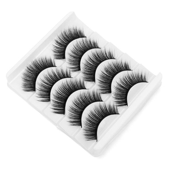 5 pairs 3d soft natural lashes faux mink hair false eyelashes wispy thick cross long lashes reusable eyelash extension
5 pairs 3d soft natural lashes faux mink hair false eyelashes wispy thick cross long lashes reusable eyelash extension