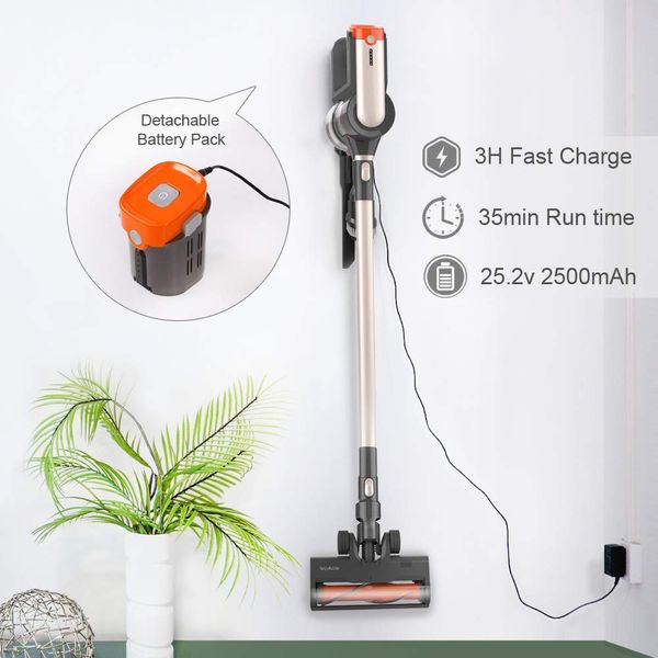 womow w20 wireless cordless vacuum cleaner, 25kpa powerful suction portable 2 in 1 cordless stick aspirator vacuum floor brush
womow w20 wireless cordless vacuum cleaner, 25kpa powerful suction portable 2 in 1 cordless stick aspirator vacuum floor brush