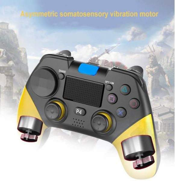 1pc High Qulity Wireless Gamepad Bluetooth 4.0 Vibration Touch Screen Controller For /pc/steam