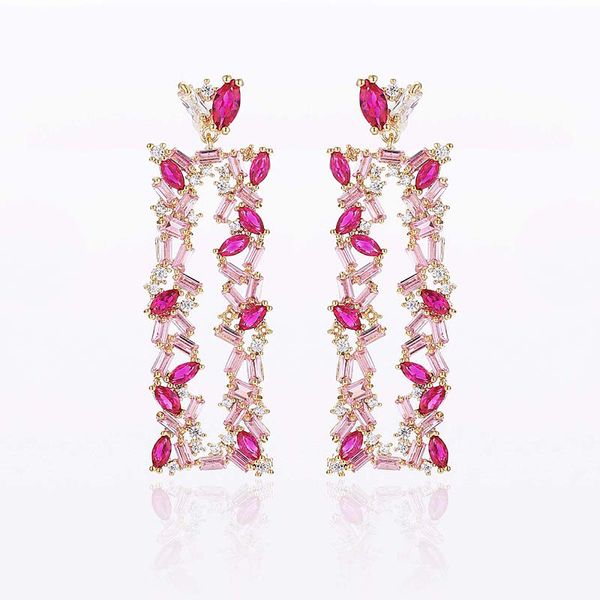 dangle & chandelier xiumeiyizu luxury fashion rectangle rose white zircon earrings it's the jewelry for female friends at all occasions, Silver
dangle & chandelier xiumeiyizu luxury fashion rectangle rose white zircon earrings it's the jewelry for female friends at all occasions, Silver