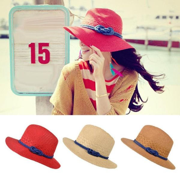 fashion travel casual wide brim women straw weaving sun hat floppy summer beach cap, Blue;gray 
fashion travel casual wide brim women straw weaving sun hat floppy summer beach cap, Blue;gray