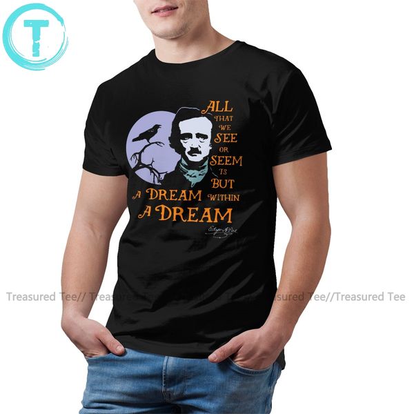 raven t shirt edgar allan poe dream t-shirt classic mens tee shirt cotton short sleeves funny graphic tshirt
raven t shirt edgar allan poe dream t-shirt classic mens tee shirt cotton short sleeves funny graphic tshirt