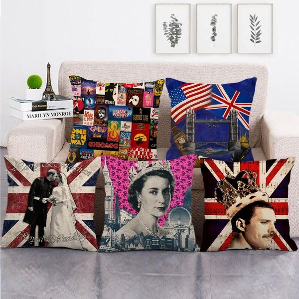 cushion/decorative pillow 45cm*45cm queen of england design throw cushion cover linen/cotton sofa decorative case
cushion/decorative pillow 45cm*45cm queen of england design throw cushion cover linen/cotton sofa decorative case