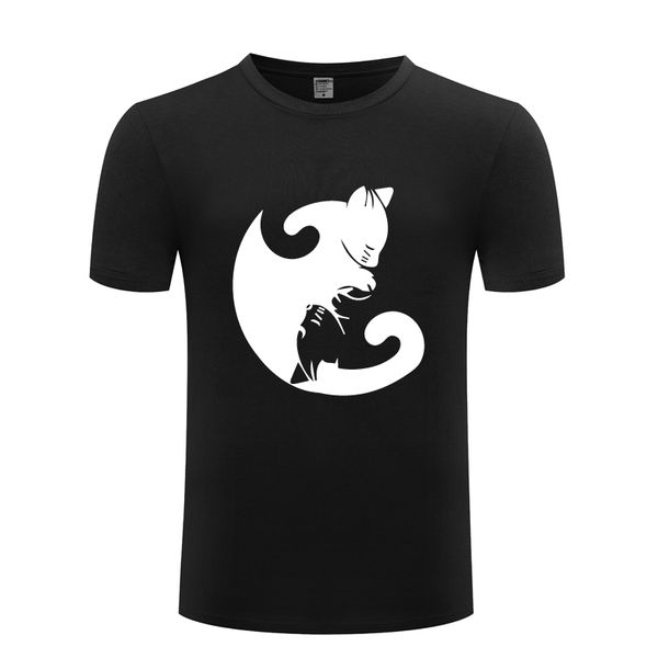 ying yang cat novelty creative cute cartoon men's t-shirt t shirt men 2018 new short sleeve o neck cotton casual tee
ying yang cat novelty creative cute cartoon men's t-shirt t shirt men 2018 new short sleeve o neck cotton casual tee