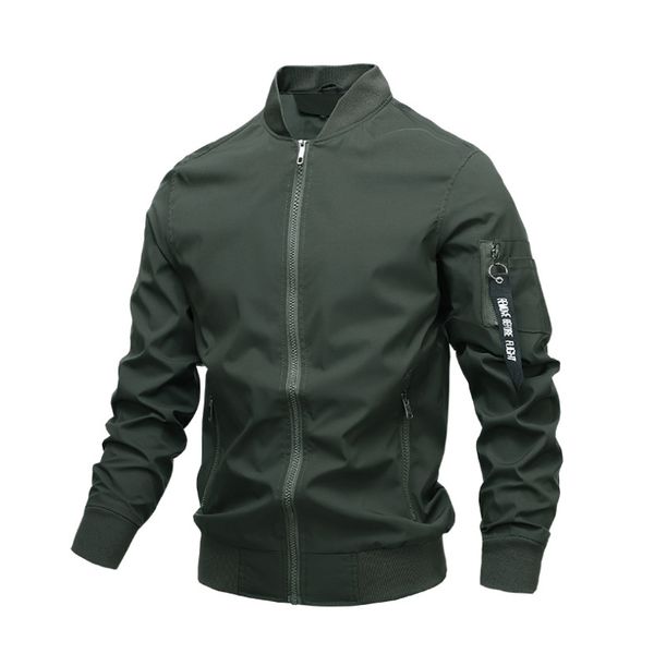 men's jackets 2021 autumn winter stand colar zipper jacket men streetwear bomber windbreaker mens basic us size s-xxl, Black;brown
men's jackets 2021 autumn winter stand colar zipper jacket men streetwear bomber windbreaker mens basic us size s-xxl, Black;brown