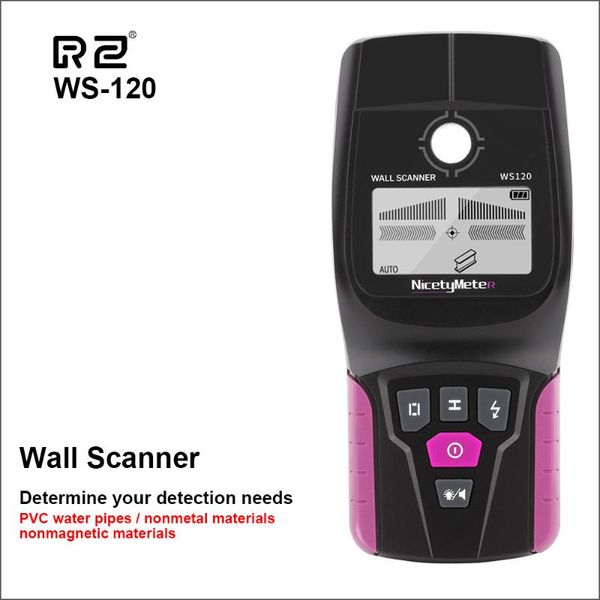 rz digital wall metal scanner handheld multifunction professional wall detector metal wire cable pvc water pipe finder scanner
rz digital wall metal scanner handheld multifunction professional wall detector metal wire cable pvc water pipe finder scanner