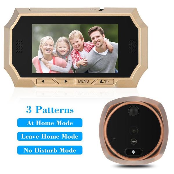 hbuds door peehole viewer hd camera 4.3" lcd doorbell camera ir night vision p taking/ recording for home security
hbuds door peehole viewer hd camera 4.3" lcd doorbell camera ir night vision p taking/ recording for home security
