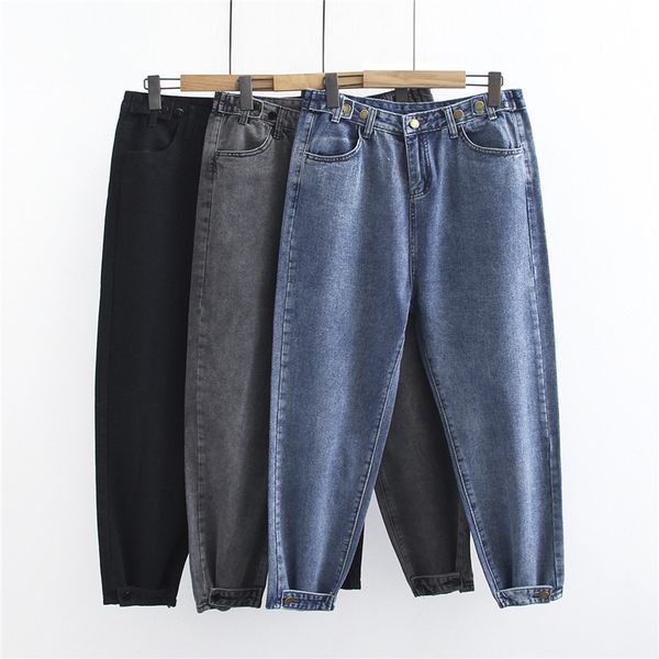 women's jeans oversize women denim casual pants black gray blue female ankle length pencil button zipper plus size 4xl g725
women's jeans oversize women denim casual pants black gray blue female ankle length pencil button zipper plus size 4xl g725