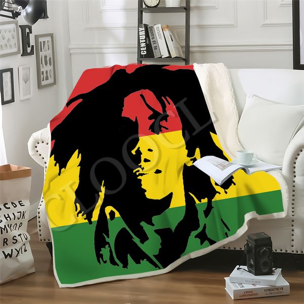 cloocl factory wholesale reggae creator bob marley blanket 3d print double layer casual sofa youth bedding throw fashion blankets
cloocl factory wholesale reggae creator bob marley blanket 3d print double layer casual sofa youth bedding throw fashion blankets