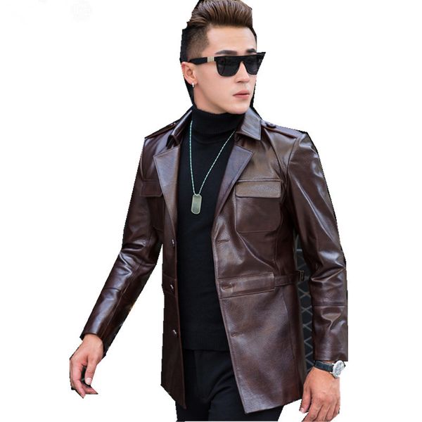 genuine leather jacket autumn winter jacket men real cow leather jackets chaqueta cuero hombre xwzs6607 my738, Black
genuine leather jacket autumn winter jacket men real cow leather jackets chaqueta cuero hombre xwzs6607 my738, Black