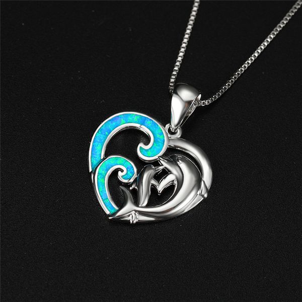 dainty female love heart opal pendant necklace charm silver color chain necklaces for women cute bridal dolphin wedding necklace
dainty female love heart opal pendant necklace charm silver color chain necklaces for women cute bridal dolphin wedding necklace