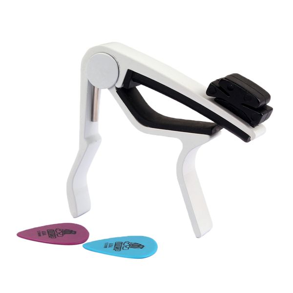 aluminium alloy guitar capo with pick holer+2 picks for acoustic electric guitar parts
aluminium alloy guitar capo with pick holer+2 picks for acoustic electric guitar parts