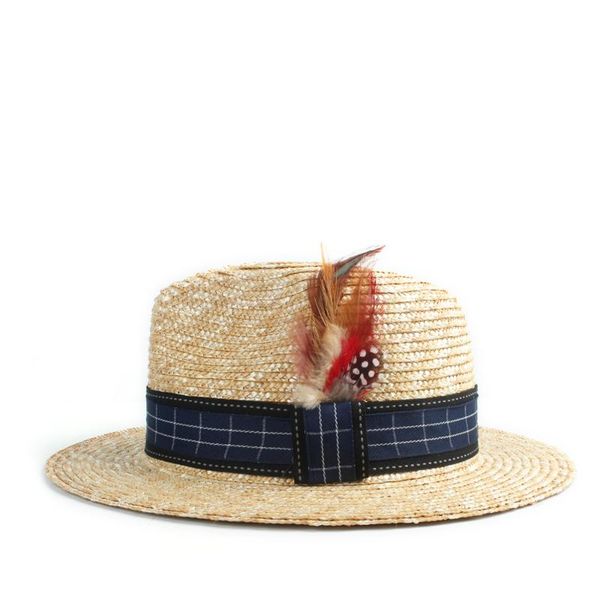 wide brim hats wheat straw women sun hat summer lady boater panama beach sunhat with handmade flower band size 56-58cm, Blue;gray
wide brim hats wheat straw women sun hat summer lady boater panama beach sunhat with handmade flower band size 56-58cm, Blue;gray