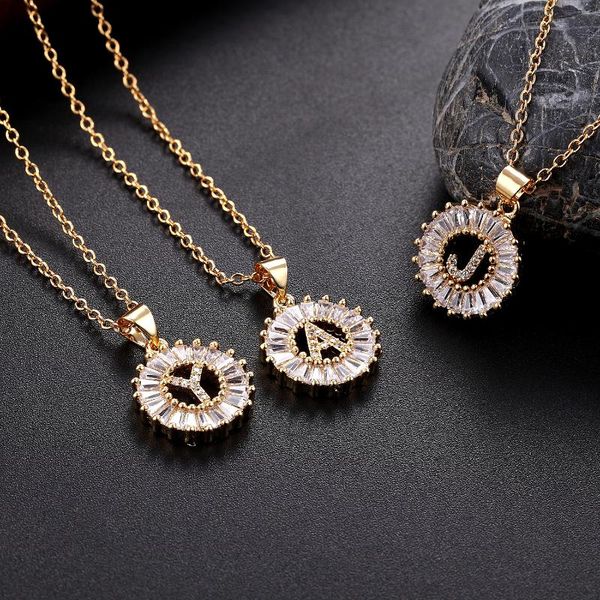 a-z initial letter pendant charm cubic zirconia necklace for woman gold silver color capital letter chain necklace
a-z initial letter pendant charm cubic zirconia necklace for woman gold silver color capital letter chain necklace