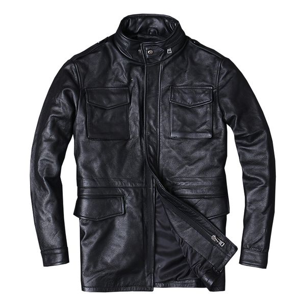 2020 black men stand colar m65 jacket large size 5xl genuine cowhide russian style safari leather coat
2020 black men stand colar m65 jacket large size 5xl genuine cowhide russian style safari leather coat