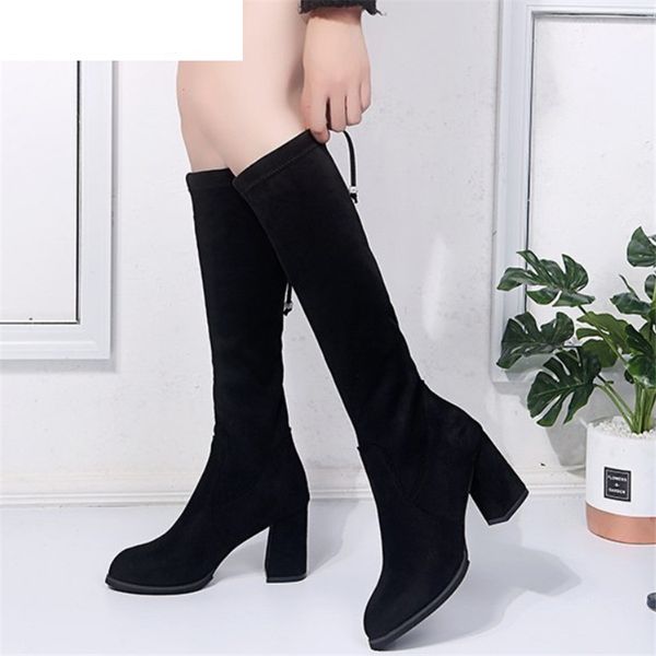 2020 winter women's boots fashion women mid-calf warm high boots fashion suede leather high heel lace up women boots, Black
2020 winter women's boots fashion women mid-calf warm high boots fashion suede leather high heel lace up women boots, Black