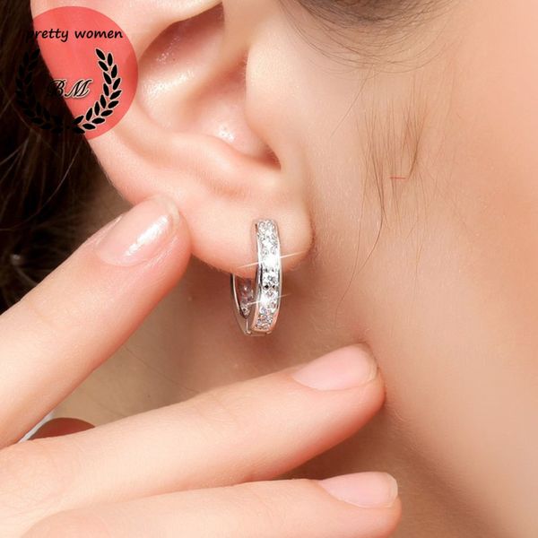 charm crystal silver color stud hoop earring for women fashion round zircon jewelry gift, Golden;silver
charm crystal silver color stud hoop earring for women fashion round zircon jewelry gift, Golden;silver