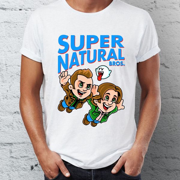men's t shirt super natural raccoon mario funny parody awesome tee