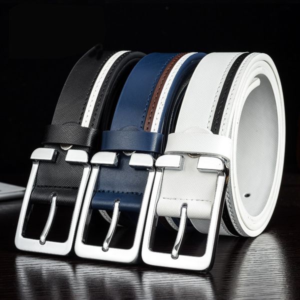men's two-layer white leather belt real genuine leather belts for man male casual pin buckle belt men, Black;brown
men's two-layer white leather belt real genuine leather belts for man male casual pin buckle belt men, Black;brown