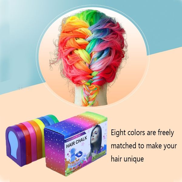 8 colors hair color portable hair chalk diy temporary pastel dye color paint beauty soft pastels salon styling, Black
8 colors hair color portable hair chalk diy temporary pastel dye color paint beauty soft pastels salon styling, Black
