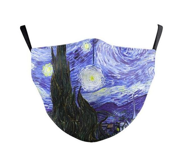 home housekeeping classic van gogh oil draw print face fashion masks mouth reusable washable fabric mask masks women face cover
home housekeeping classic van gogh oil draw print face fashion masks mouth reusable washable fabric mask masks women face cover