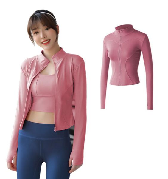 sports long sleeve yoga fitness women clothes gym running sportswear female workout coat womens training casual, White;red
sports long sleeve yoga fitness women clothes gym running sportswear female workout coat womens training casual, White;red